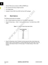 MC68HC705SR3CPE Datasheet Page 18