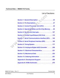 MC68HC711E9CFNE2 Datasheet Page 5