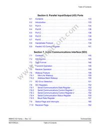 MC68HC711E9CFNE2 Datasheet Page 11