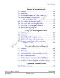 MC68HC711E9CFNE2 Datasheet Page 15