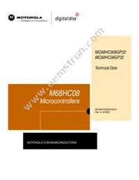 MC68HC908GP16CFB Datasheet Cover