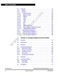 MC68HC908GP16CFB Datasheet Page 10