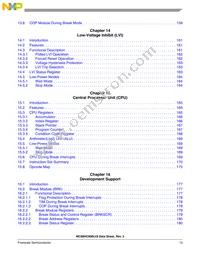 MC68HC908LV8CPBE Datasheet Page 13