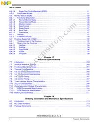 MC68HC908LV8CPBE Datasheet Page 14