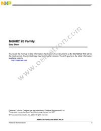 MC68HC912B32CFU8 Datasheet Page 3