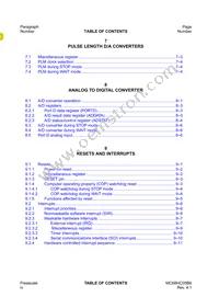 MC705B16NBE Datasheet Page 12