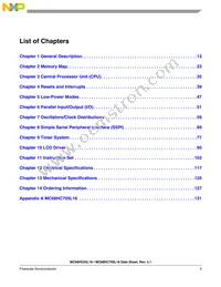 MC705L16CFUE Datasheet Page 5