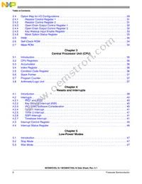 MC705L16CFUE Datasheet Page 8