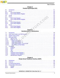 MC705L16CFUE Datasheet Page 9