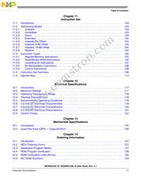 MC705L16CFUE Datasheet Page 11