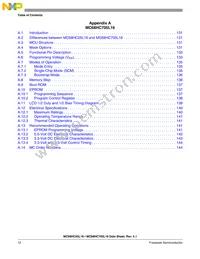 MC705L16CFUE Datasheet Page 12