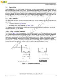MC705L16CFUE Datasheet Page 17