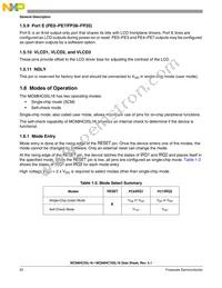MC705L16CFUE Datasheet Page 20