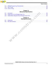 MC705P6ACDWER Datasheet Page 11