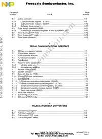 MC705X32VFUE Datasheet Page 12
