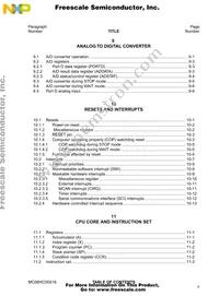 MC705X32VFUE Datasheet Page 13