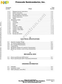 MC705X32VFUE Datasheet Page 14