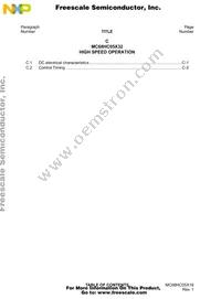 MC705X32VFUE Datasheet Page 16