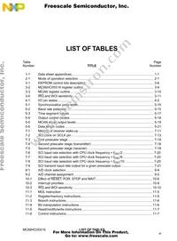 MC705X32VFUE Datasheet Page 19