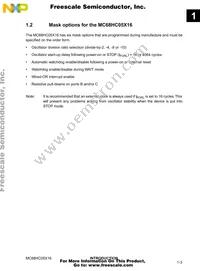 MC705X32VFUE Datasheet Page 23