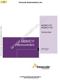 MC711P2CFNE3 Datasheet Cover