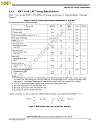 MC7447AVU1333LB Datasheet Page 19