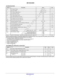 MC74AC4040DG Datasheet Page 3