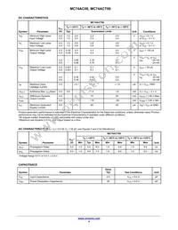 MC74ACT00NG Datasheet Page 4