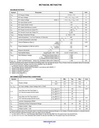 MC74ACT08DTR2 Datasheet Page 2