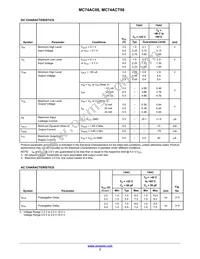MC74ACT08DTR2 Datasheet Page 3