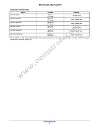 MC74ACT08DTR2 Datasheet Page 5