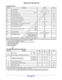 MC74ACT125NG Datasheet Page 2