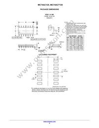 MC74ACT125NG Datasheet Page 6