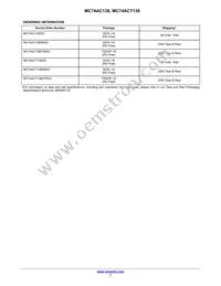 MC74ACT138DG Datasheet Page 7