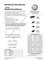 MC74ACT138DTR2 Datasheet Cover