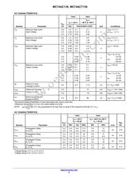 MC74ACT139DR2G Datasheet Page 4