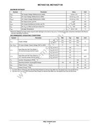 MC74ACT139MELG Datasheet Page 3