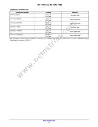 MC74ACT153D Datasheet Page 6
