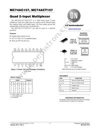MC74ACT157DR2G Datasheet Cover