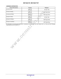 MC74ACT157DR2G Datasheet Page 6