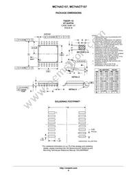 MC74ACT157NG Datasheet Page 9