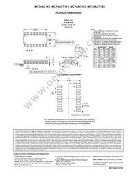 MC74ACT163DG Datasheet Page 12