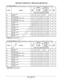 MC74ACT163NG Datasheet Page 5