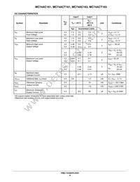 MC74ACT163NG Datasheet Page 8
