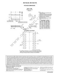 MC74ACT20NG Datasheet Page 6