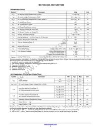 MC74ACT240NG Datasheet Page 2