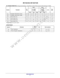 MC74ACT240NG Datasheet Page 5