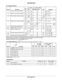 MC74ACT241MELG Datasheet Page 3