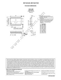 MC74ACT245MG Datasheet Page 8