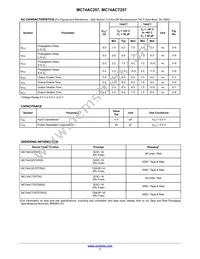 MC74ACT257NG Datasheet Page 7
